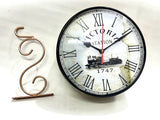 Metal Decorative Double Side Metal Victoria Hanging Wall Clock