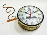 Metal Decorative Double Side Metal Victoria Hanging Wall Clock