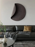 Classical Matte Black Decorative Iron Circle Wall Art