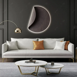 Classical Matte Black Decorative Iron Circle Wall Art