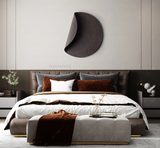 Classical Matte Black Decorative Iron Circle Wall Art