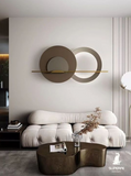 Classical Circle Decortive Iron Bold Look Iron Metal Wall Art