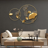 Round 40 Inches Decorative Wall Art In Metal