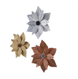 Kekkie Sunflower Multi Color Iron Wall Art Set of 3 pcs