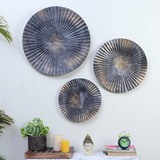 Antique Look Circle Chitai Iron Circle Decorative Wall Art set of 3 pcs