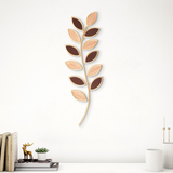 Sophisticated Small Leaf Decor Iron Metal Wall Art