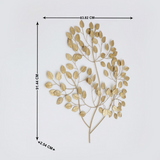 Resplendent Classical Autumn Season Tree Leafs Decor Metal Wall Art