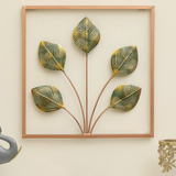 Sparkling Green Decorative Iron Leaf's Metal Wall Art