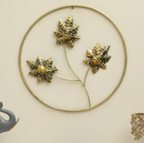 Multi Finished Leafs Decorative Metal Wall Art