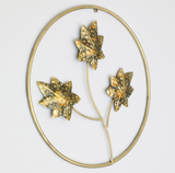 Multi Finished Leafs Decorative Metal Wall Art