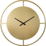 Golden Simple Metal Decorative Iron Clock For Home Decor