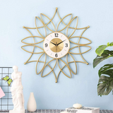 Modern Star Decorative Golden Classic Wall Clock