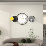 Geometric Aesthetic Abstract Metal Wall Clock