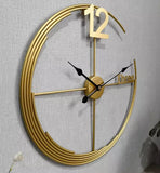 Black Decorative Numerical & Alphabet Wall Clock