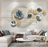 Metal Golden Illusion Decorative Wall Hanging Art